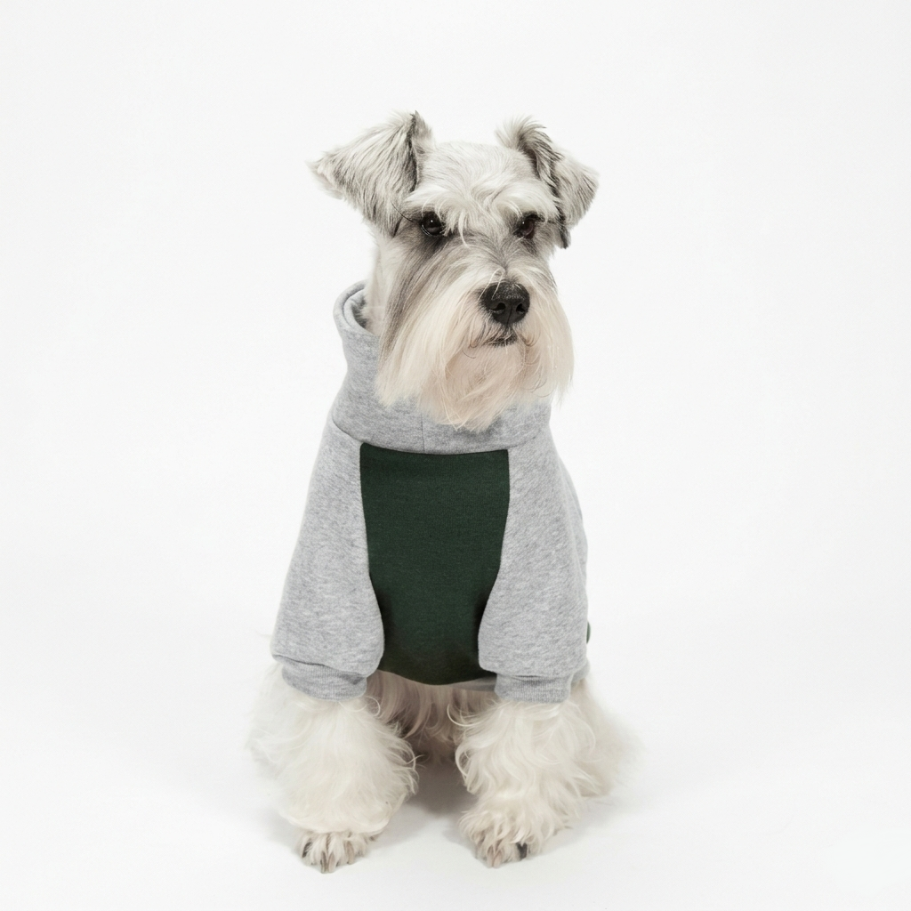 Suéter cuello tortuga DuoLove - Gris y Verde